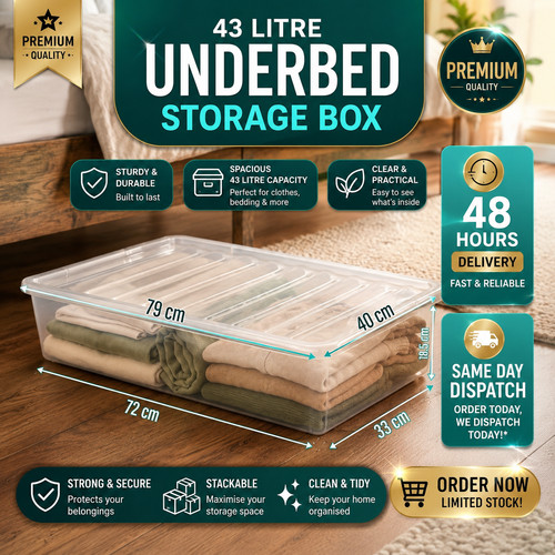 Pack large 43l - under, bed