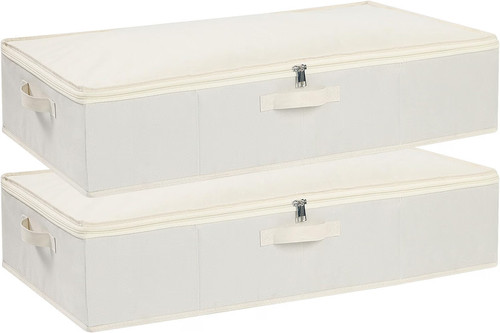 Beige under bed - under, storage