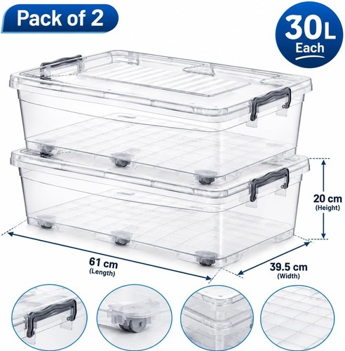 30l under bed storage - 2,
