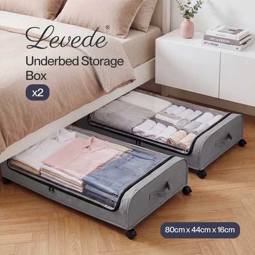 Levede under bed storage boxes - bed,