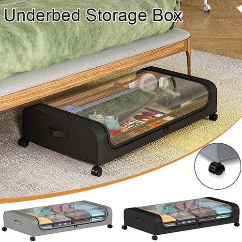 Large underbed storage box - 2×,
