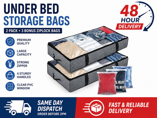 Mintry 90l underbed storage - 90l,