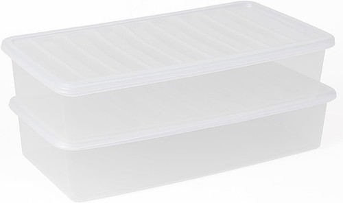 Clear under bed - clear, storage