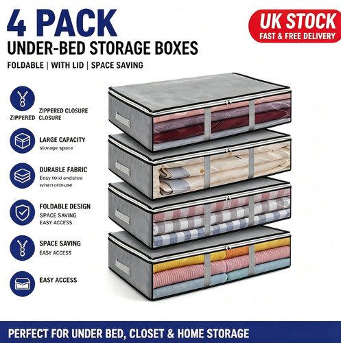 Pack foldable under - 4, under-bed