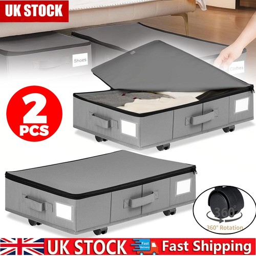 Under bed storage wheels - 2x, on